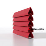 Ламели для забора жалюзи Luxe Л RAL 3003 – покрытие матовое, толщина 0,45 мм в Геленджике | фото 1