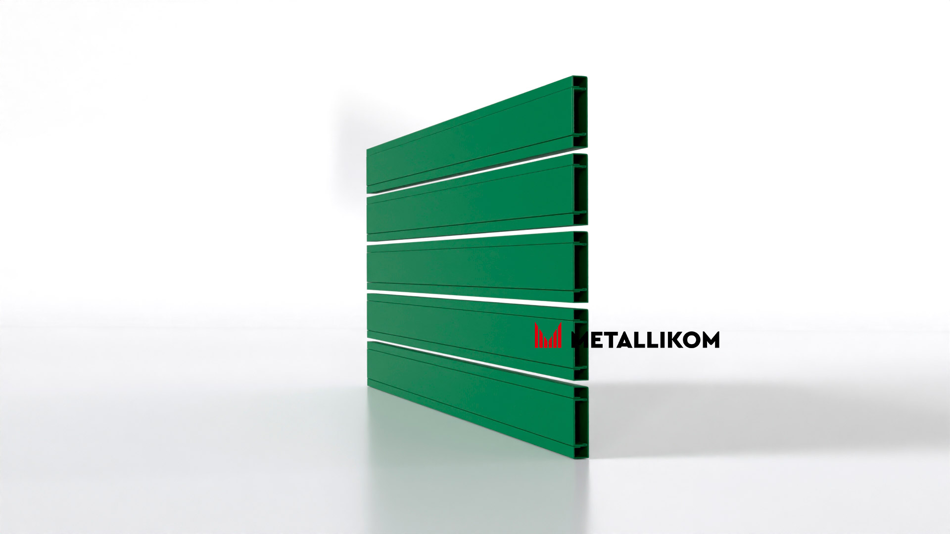Планкен для забора 120 mm RAL 6002 – покрытие порошковое, толщина 0,45 мм