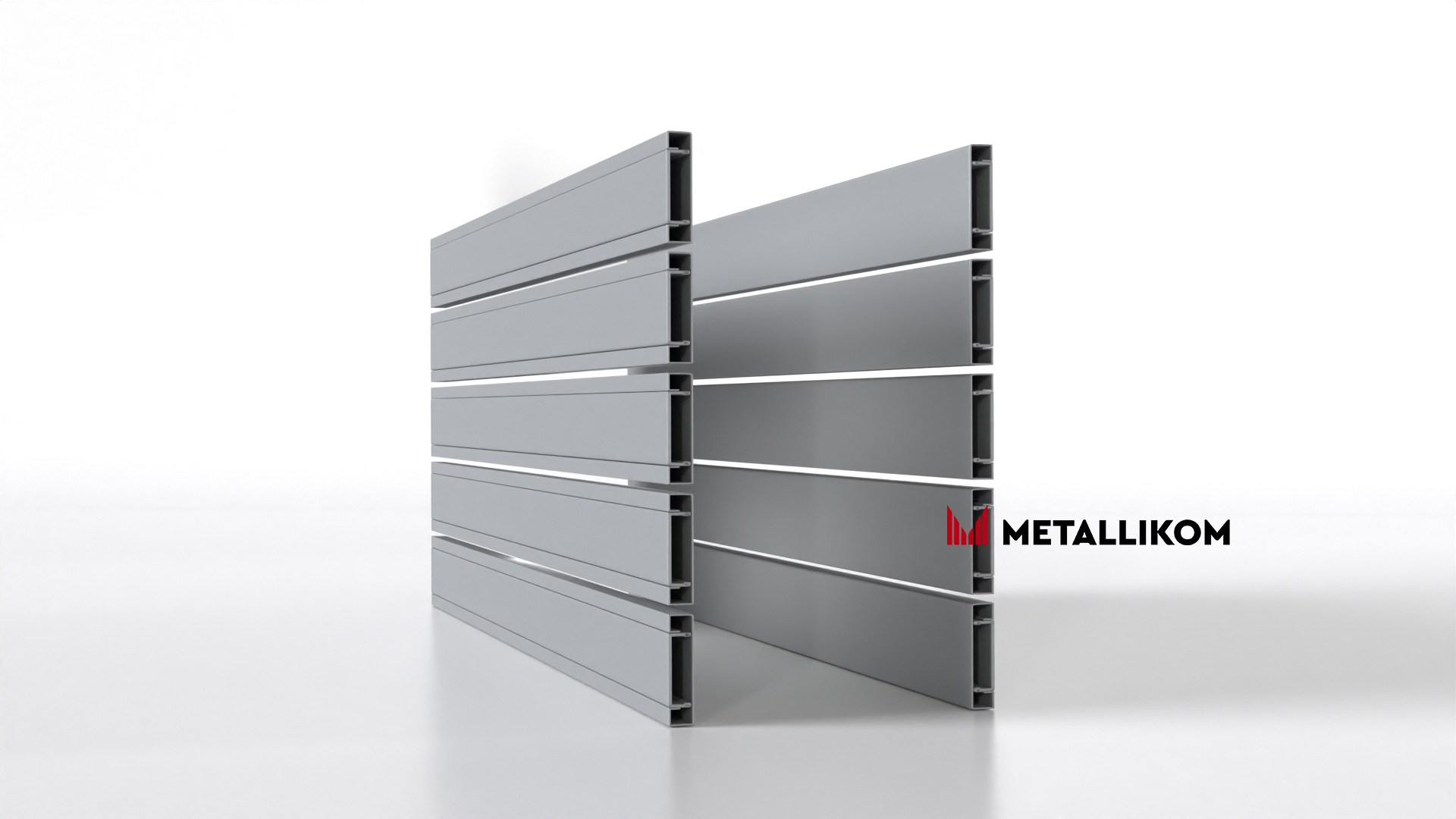 Планкен для забора 120 mm RAL 7004 – покрытие матвоое, толщина 0,45 мм