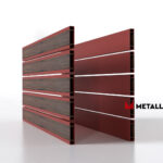 Планкен для забора Printec под дерево 120 mm RAL 3009 – покрытие матовое, толщина 0,45 мм в Геленджике | фото 3