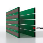 Планкен для забора Printec под дерево 120 mm RAL 6002 – покрытие матовое, толщина 0,45 мм в Геленджике | фото 4