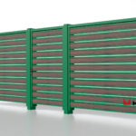 Планкен для забора Printec под дерево 120 mm RAL 6002 – покрытие матовое, толщина 0,45 мм в Геленджике | фото 5