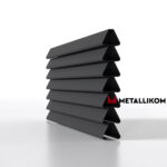 Ламели для забора жалюзи Premium U RAL 7024 – покрытие полиэстер, толщина 0,45 мм в Геленджике | фото 2